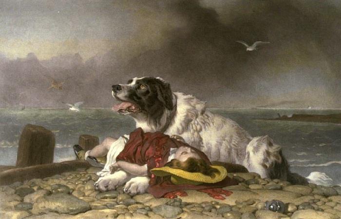 Landseer, Edwin Henry Saved Spain oil painting art
